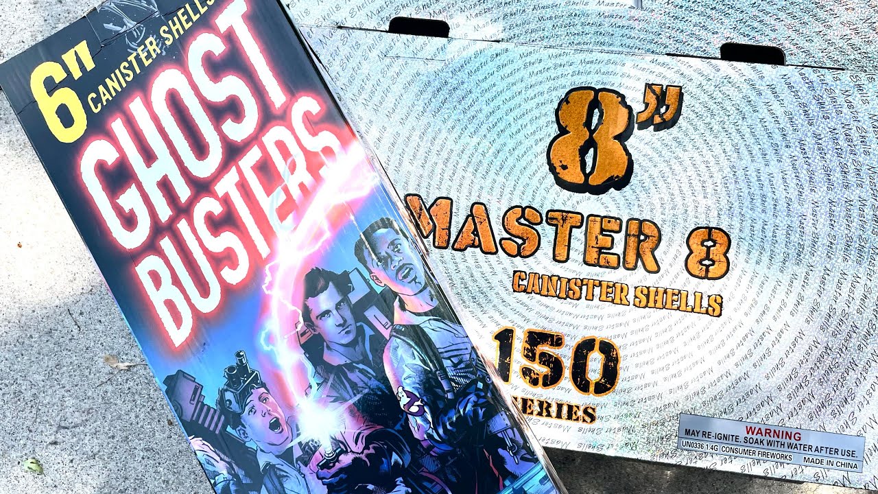 6” Ghost Busters vs 8” Master Noise Shells