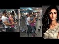 Disha patani workout with gym trainer  all in ones