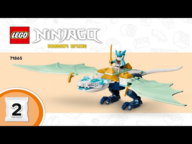 LEGO Instructions - Ninjago - 71865 - Zane's Ice Dragon Battle