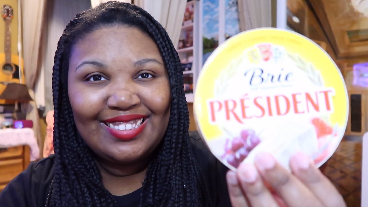 President BRIE CHEESE Wheel Food Review 🧀 YouTube