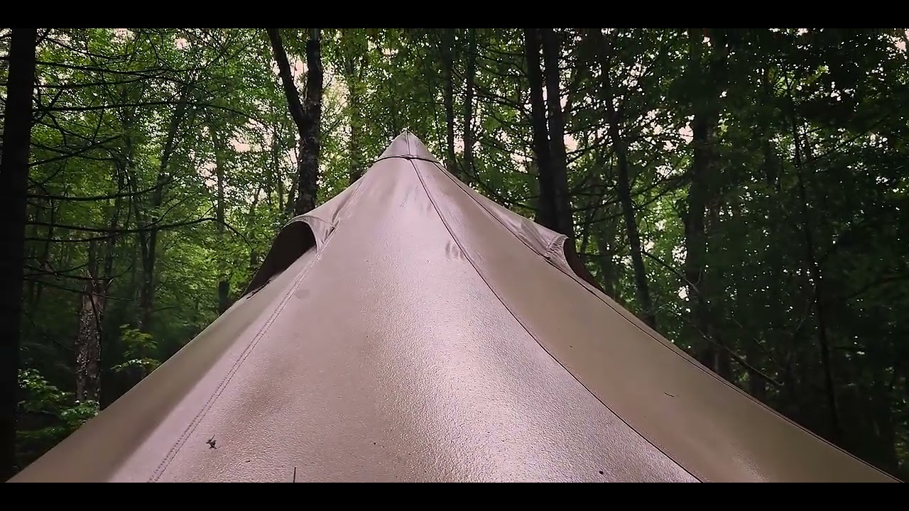 Comfort in the Rain  CanvasCamp Sibley 400 ProTech Experience