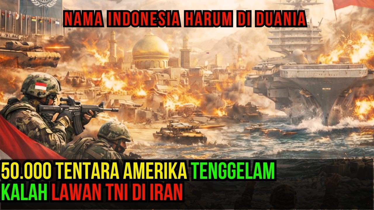 DUNIA BERDOA UNTUK TNI‼️100.000 PASUKAN AMERIKA TUMBANG MASSAL,INDONESIA MENANGKAN PERANG DI IRAN‼️