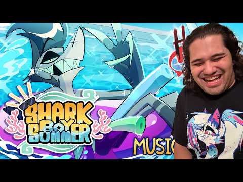 SHARK BOY SUMMER // MUSIC VIDEO // HELLUVA BOSS REACTION!
