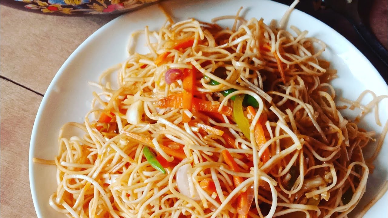 street style veg Hakka noddles recipe homemade easy noddles recipe