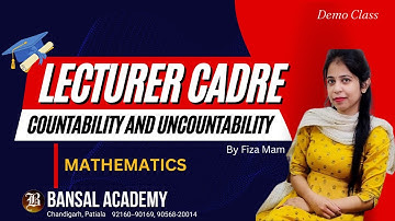 "Master Countability & Uncountability: Demo Class for Clear Concepts ||