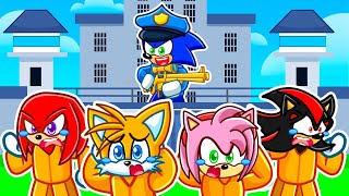 Sonic Plays PRISON ESCAPE In Roblox With HIS FRIENDS...