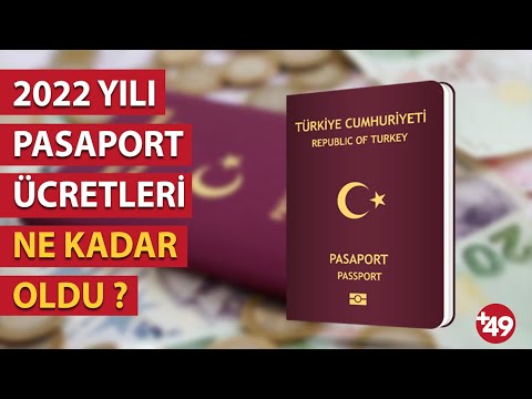 Video: 2019'da yeni bir pasaportun maliyeti 10 yıl