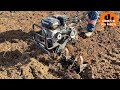 "TRATORITO", MOTOCULTIVADOR TOYAMA ARANDO A TERRA PARA PLANTIO DE FEIJÃO. #TOYAMA, #tratorito