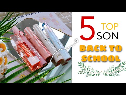 Video TOP 5 Son BACK TO SCHOOL giá RẺ ???? | Thảo Diệp Makeup - YouTube