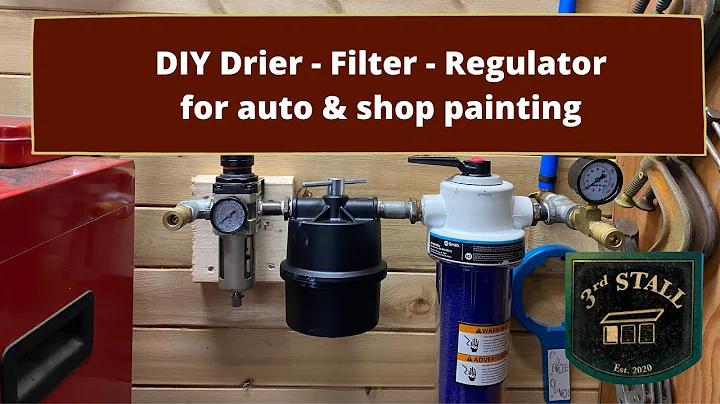 DIY cheap quality Air Drier - Filter - Regulator combo for auto painting