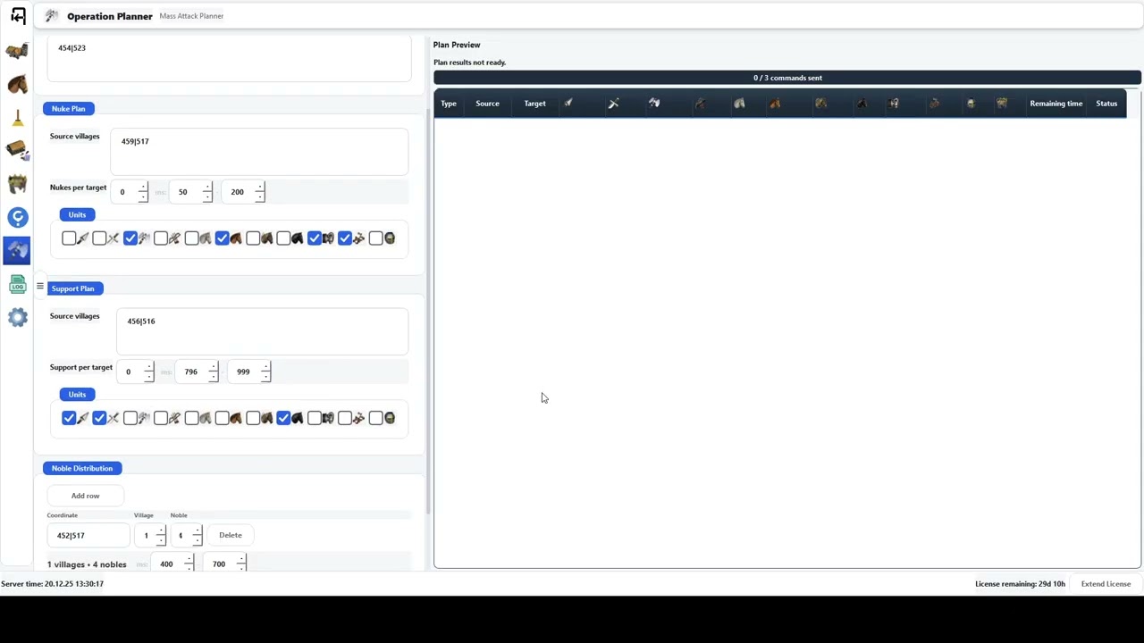 SNT Bot - Planejador de Operações | Ataque em Massa & Coordenação Nobre 2025