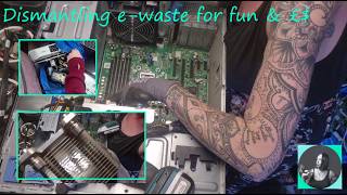Seeing what I got in pick up & Scrapping out e-waste