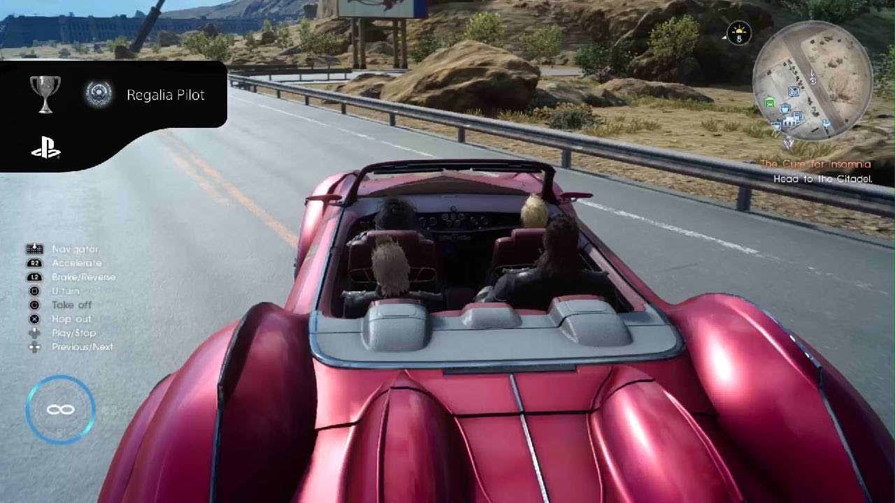 FINAL FANTASY XV Regalia Pilot Trophy