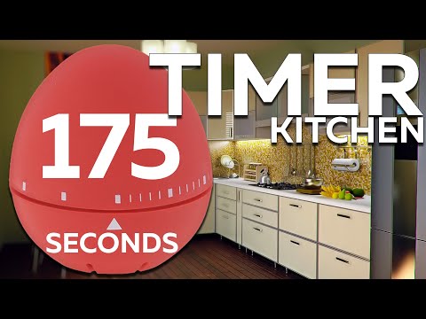 175 seconds Cooking timer | 2min 55sec Egg TIMER
