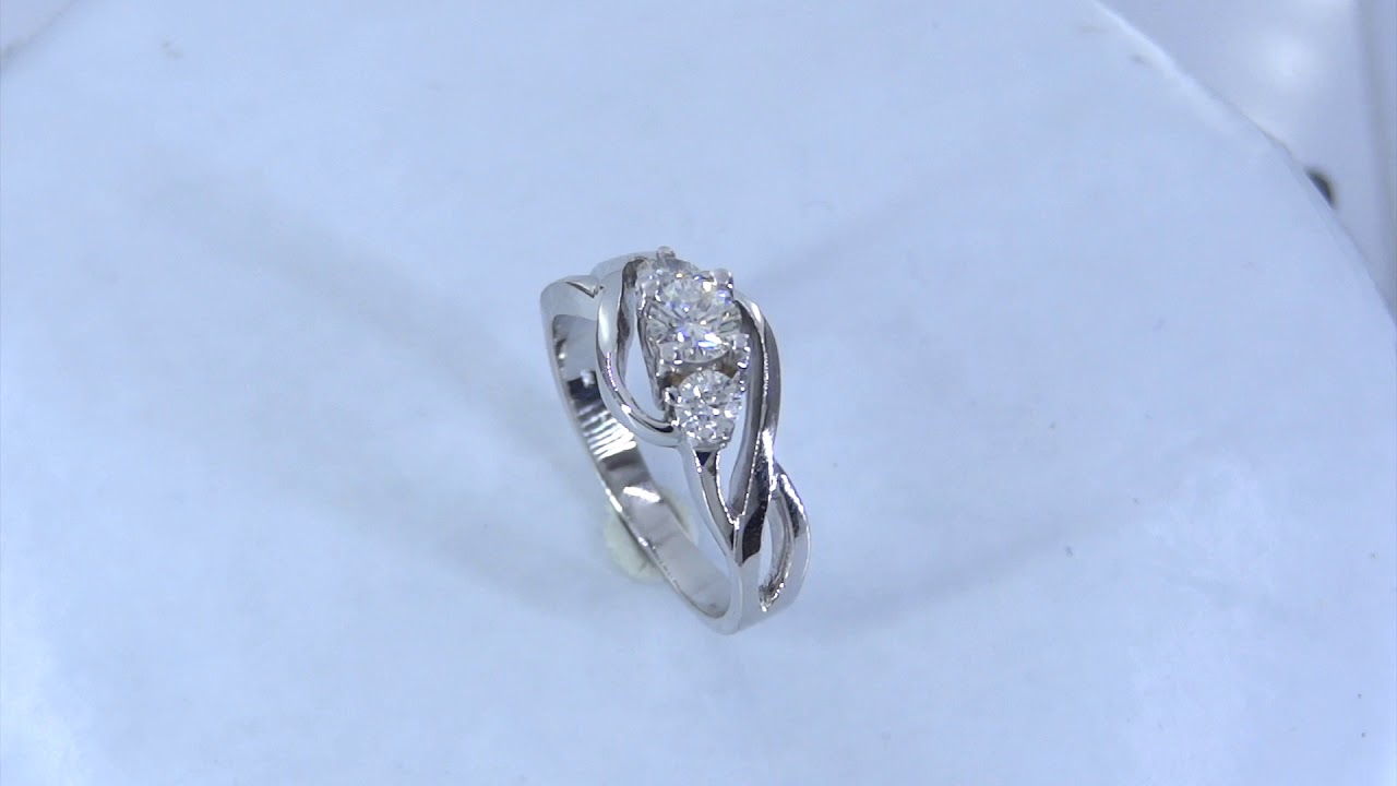 Anillo de compromiso # inf 16 oro blanco-GL