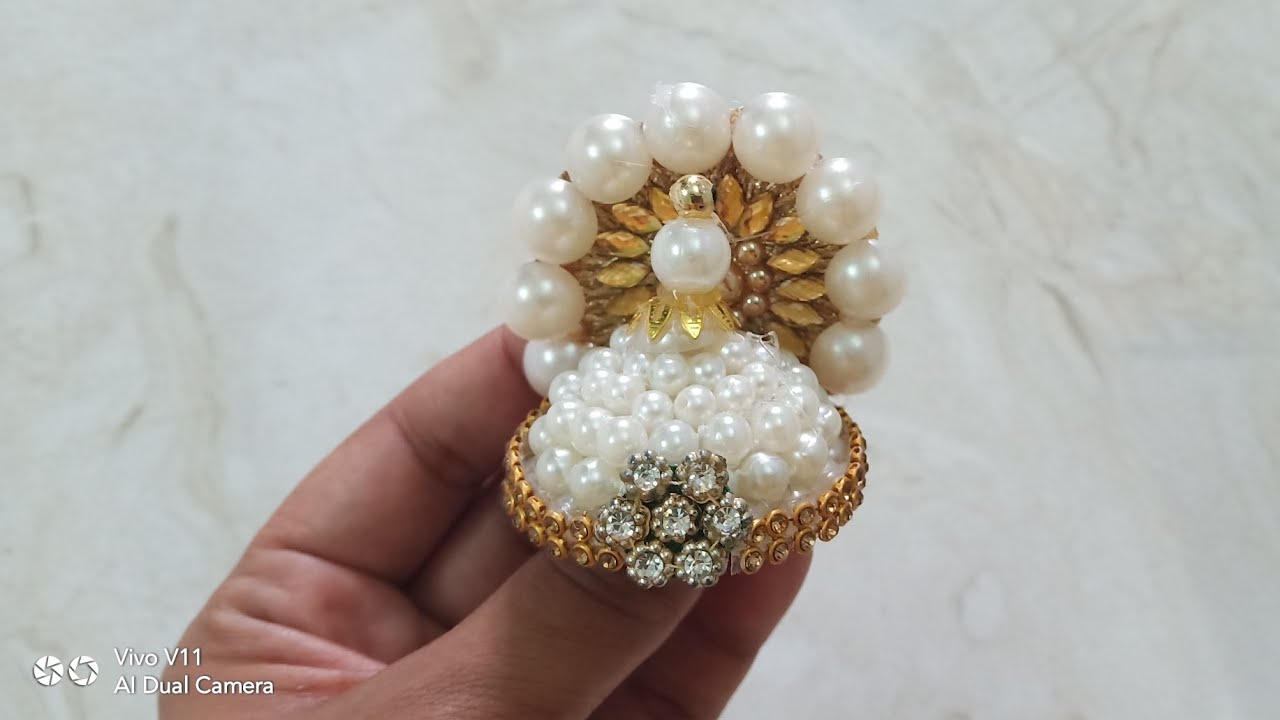 #Laddu #Gopal Unique Style #Mukut Making Idea | #CraftLas