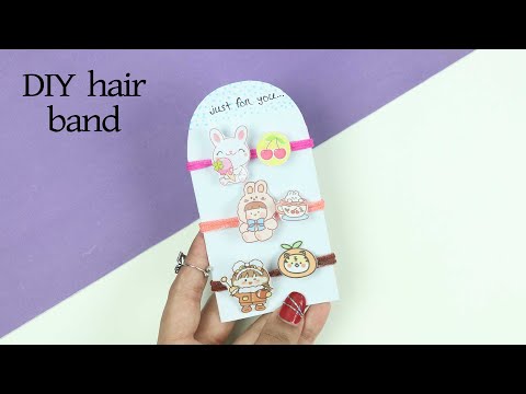 How to make cute hair band | DIY handmade hair band | Hair band making