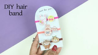 How to make cute hair band | DIY handmade hair band | Hair band making screenshot 2