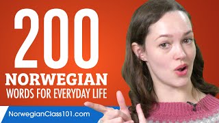 200 Norwegian Words for Everyday Life  Basic Vocabulary #10