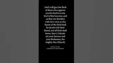 Thumbnail of Isaiah 49:26 Targum of Jonathan
