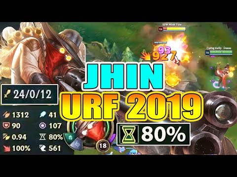 Video CHẠY SIÊU NHANH BẤT TỬ VỚI JHIN CHẾ ĐỘ URF ! - youtube