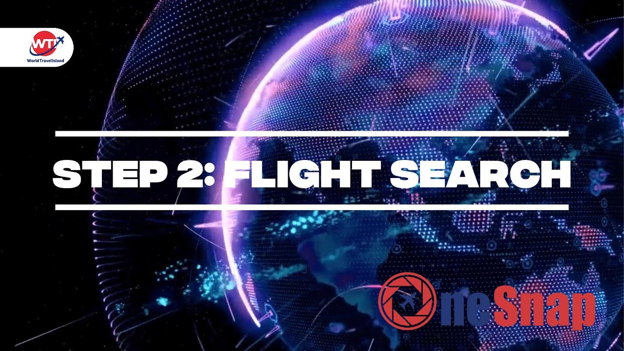Step 2: OneSnap Flight Search