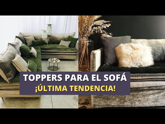 Los toppers para el sofá son la última tendencia que arrasa en decoración