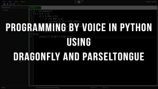 Voice Coding - Leap Year program in Python using Dragonfly and Parseltongue screenshot 1