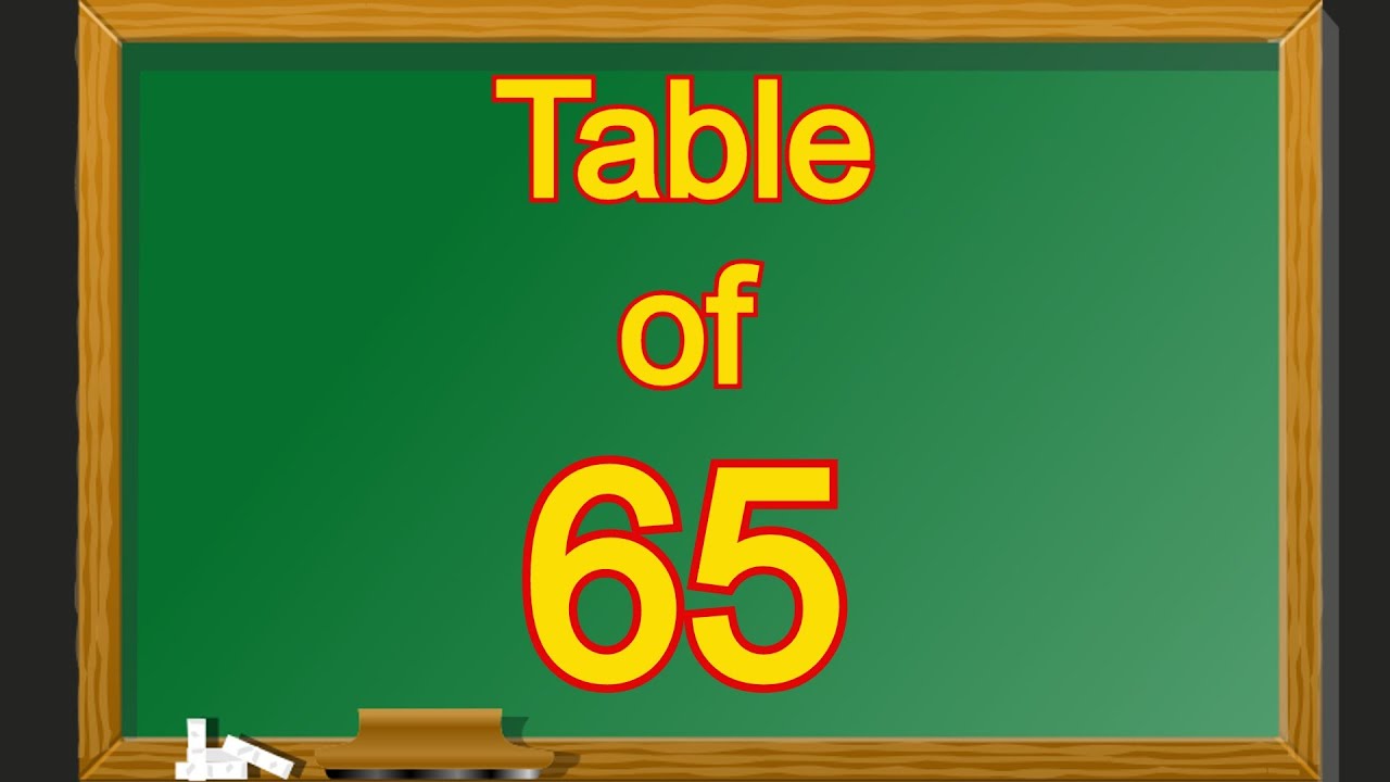 Table Of 63