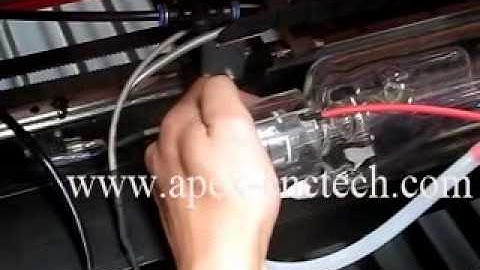 APEXCNCTECH how to install the lasertube on the laser cutting machine 1