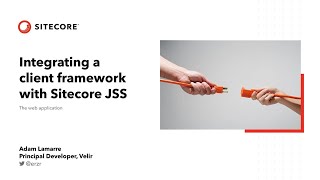 SitecoreSYM 2019 - Integrating a Client Framework with JSS - Web Application screenshot 1