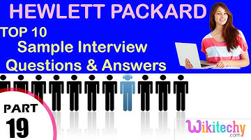 Hewlett Packard - HP top most important interview questions and answers online Videos