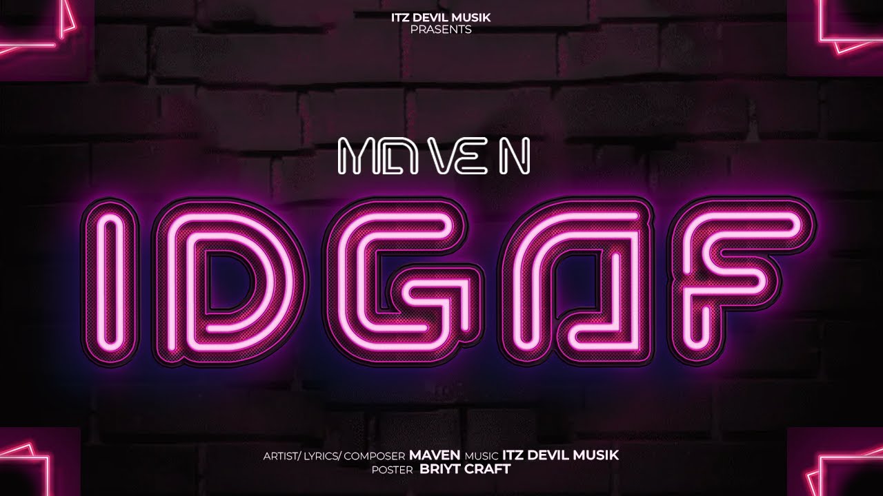 Watch Maven Muzik - IDGAF 🔥 Latest Hindi Rap Song 2025 | Prod. by Itz Devill Muzik on YouTube Watch Maven Muzik - IDGAF 🔥 Latest Hindi Rap Song 2025 | Prod. by Itz Devill Muzik on YouTube