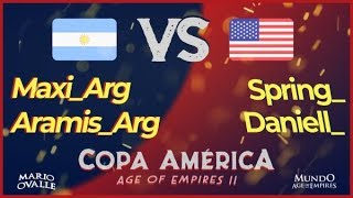 ARGENTINA VS ESTADOS UNIDOS CUARTOS DE FINAL COPA AMERICA AGE OF EMPIRES 2