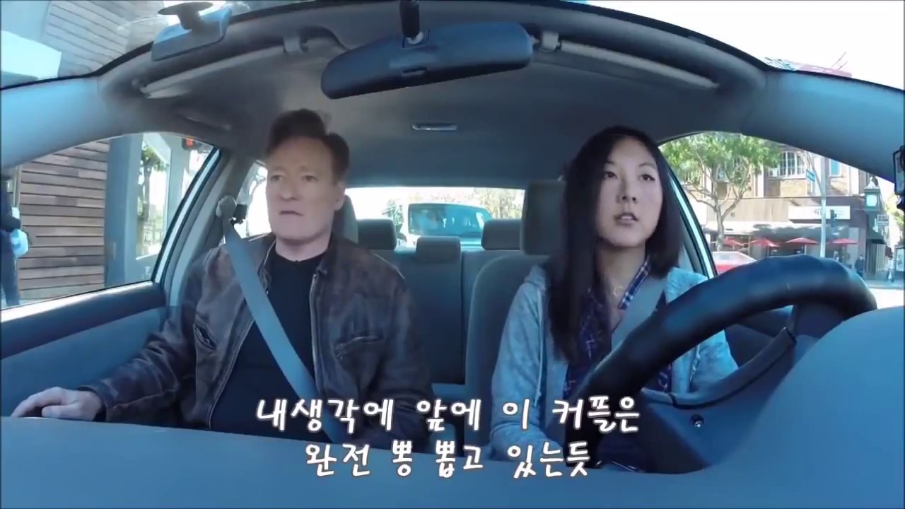 [자막] 코난 오브라이언 케빈 하트, 아이스 큐브와 운전교습 #1 Conan O'brien, Ice Cube, Kevin ...