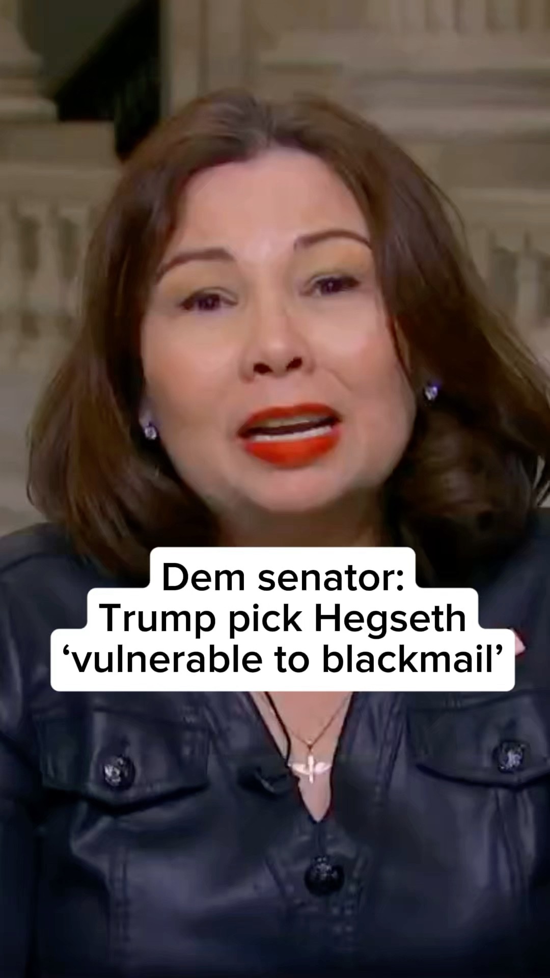Dem senator: Trump pick Hegseth 'vulnerable to blackmail'