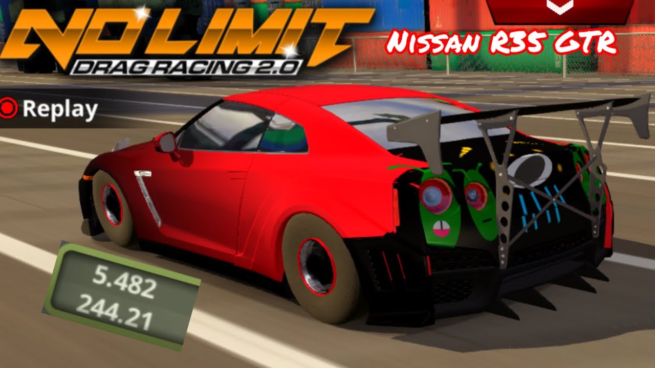 5.4 Nissan GTR R35 Fastest Tune - No Limit Drag Racing 2 - YouTube