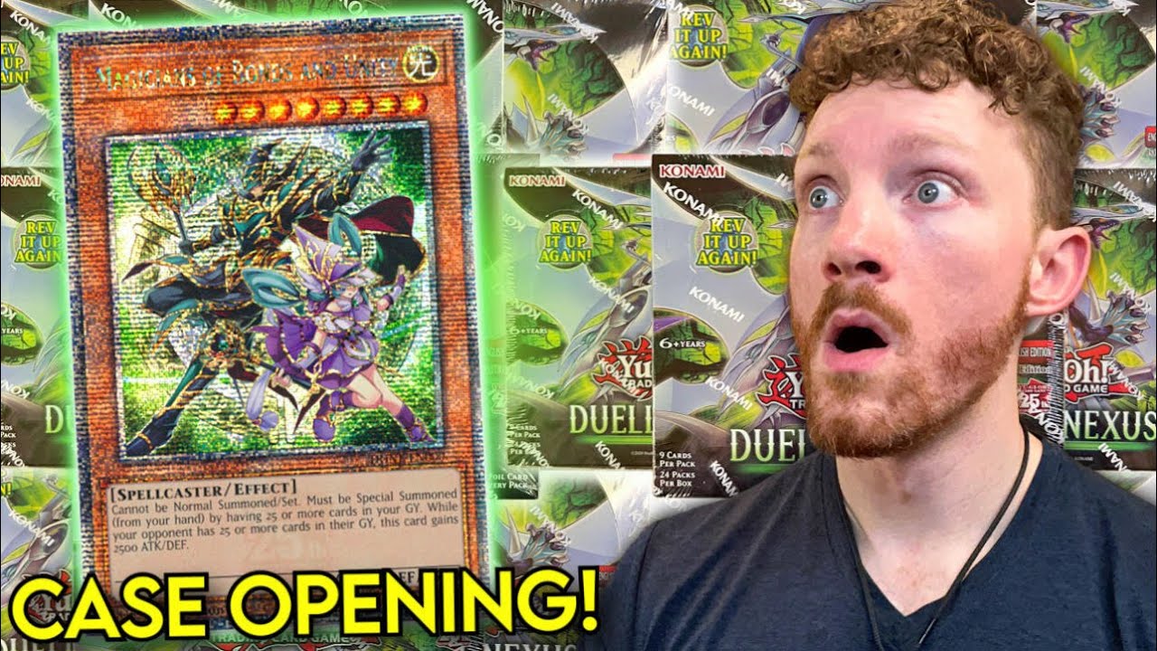 NEW* Opening a Case of Yugioh Duelist Nexus! - YouTube