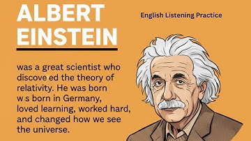 Albert Einstein Motivational Biography (Level B1) | Learn English Through Stories