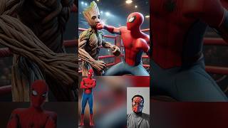 Superheroes Boxing With Groot Marvel & Dc- All Characters