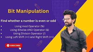 Bit Manipulation || Even or Odd Number || C++ || Java
