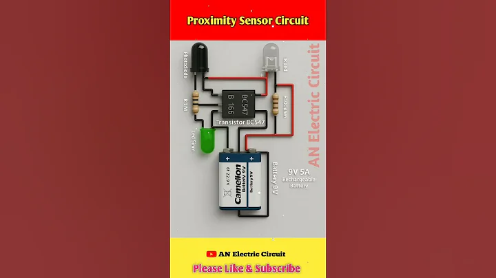📡 Proximity Sensor Circuit – Easy DIY Electronics Guide ⚡| #led #sensoryexperience #diy #experiment