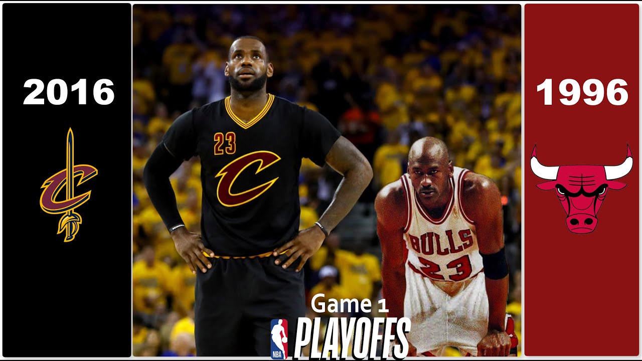 2016 CAVS vs 1996 BULLS - Best-of-7 PLAYOFF - Lebron vs Jordan - GAME 1  INSTANT CLASSIC
