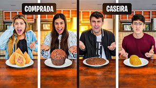 COMIDA CASEIRA VS COMIDA COMPRADA!! ( NOVO MINI GAME ) [REZENDE EVIL ]