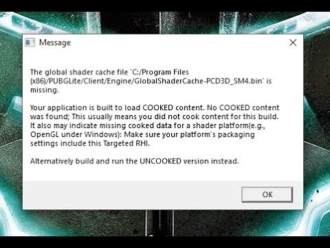 global shader cache file is missing twinmotion