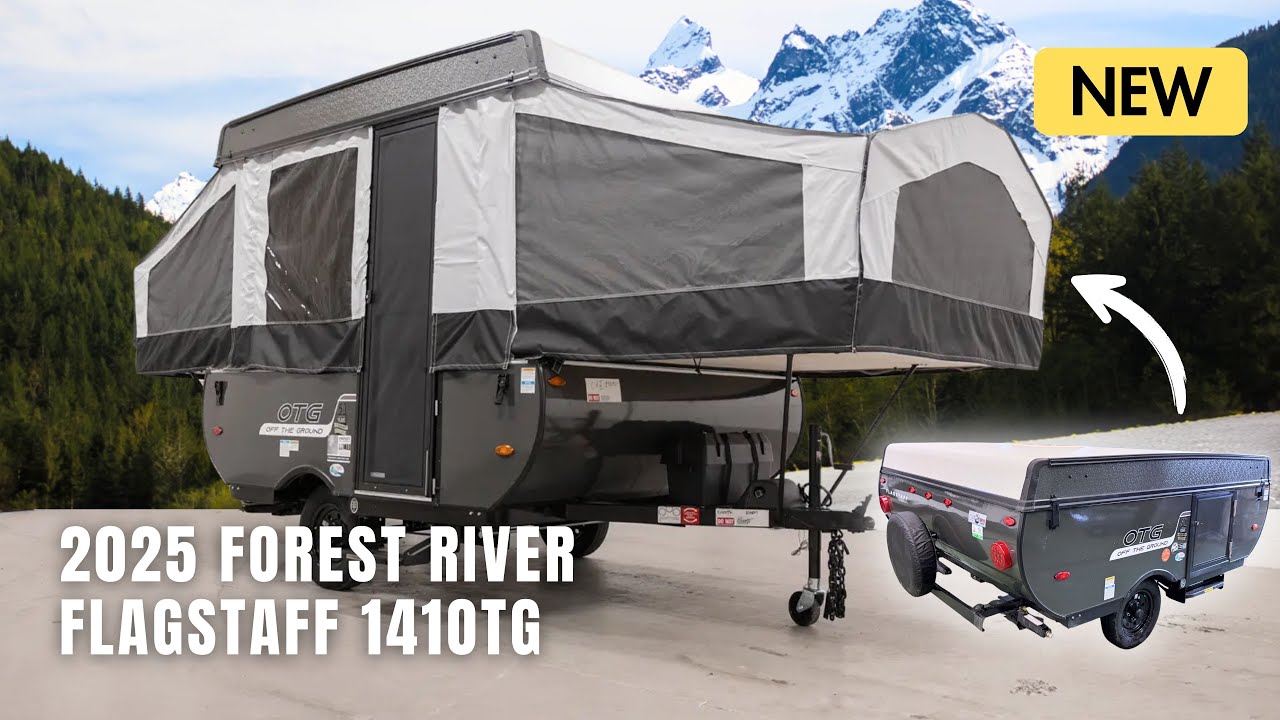 Why Choose a Tent Camper? 2025 Forest River Flagstaff 141OTG Tent ...