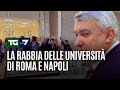 La rabbia delle universit di roma e napoli