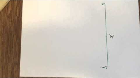 Basic Geometric Constructions, (no.7) Erect a perpendicular line from a point on a line