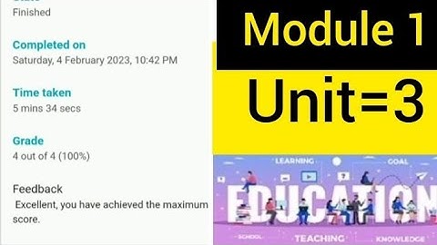 EeSTE TRAINING MODULE 1,UNIT NO.3 All QUIZ CORRECT ANSWERS||QAED APP|REFLECTION