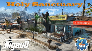 Fallout 4 - Sanctuary Hill - Holy Sanctuary (Sim Settlements 2 build tour)